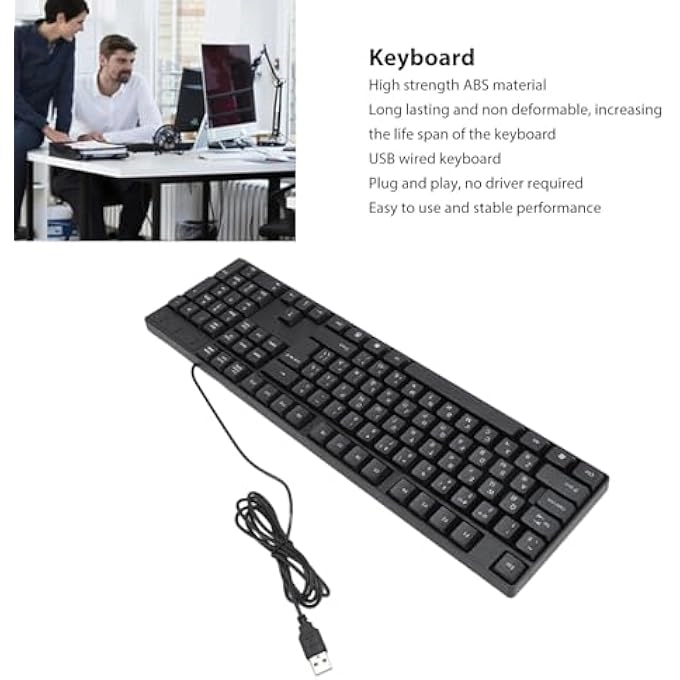 COMPUTER QUIET KEYBOARD - Wired