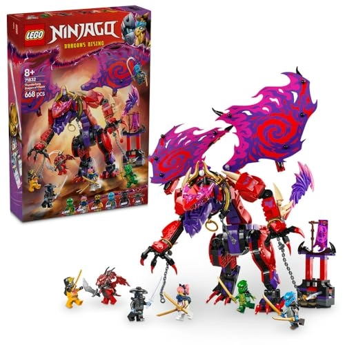 NINJAGO Thunderfang Dragon of Chaos (71832) - 6 Minifigures 668 Pieces