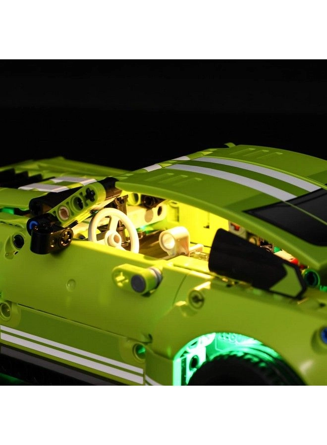 Led Lighting Kit For Techinc Ford Mustang Shelby Gt500 - Compatible With Lego 42138
