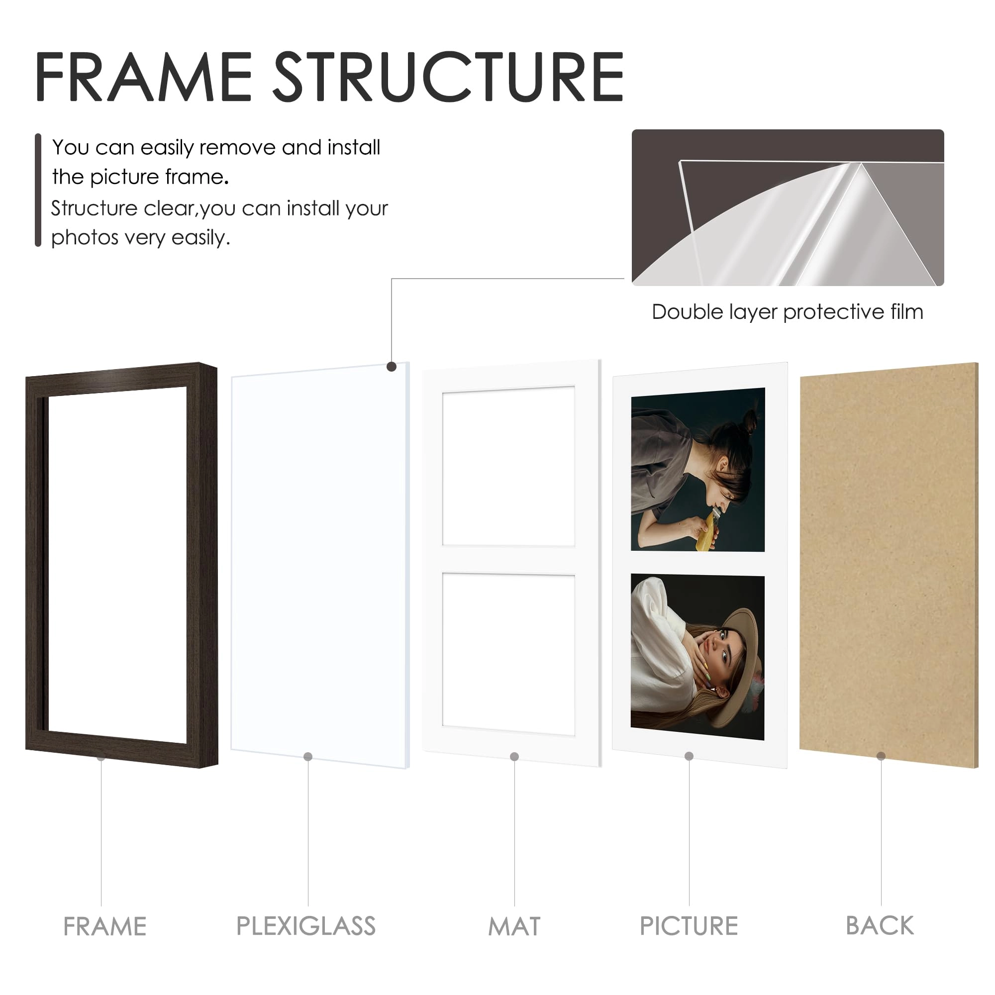 Double 5x7 Picture Frame