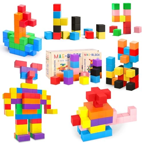 Magnetic Building Blocks - 64 pcs