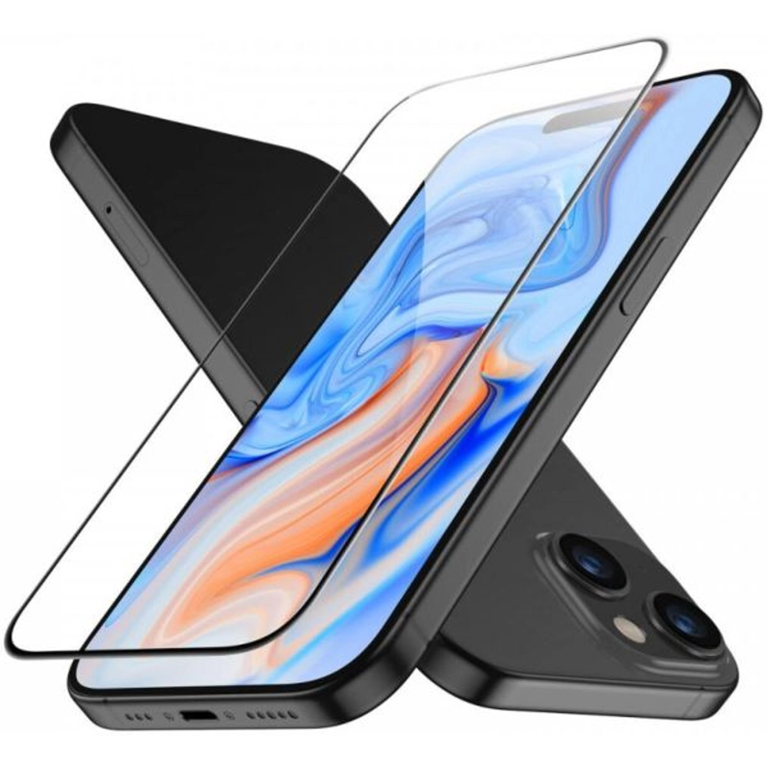 Clear Tempered Glass Screen Protector for iPhone 15 Pro Max