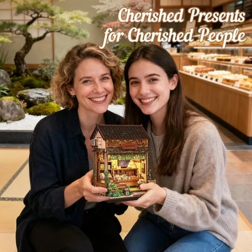 Book Nook Dollhouse Kit - Kanmi-dokoro Kurihara