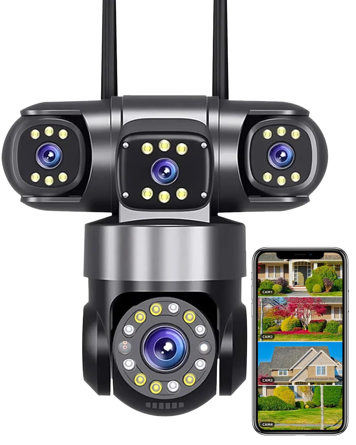 GUDFIDELIO 4-Lens Camera 2K