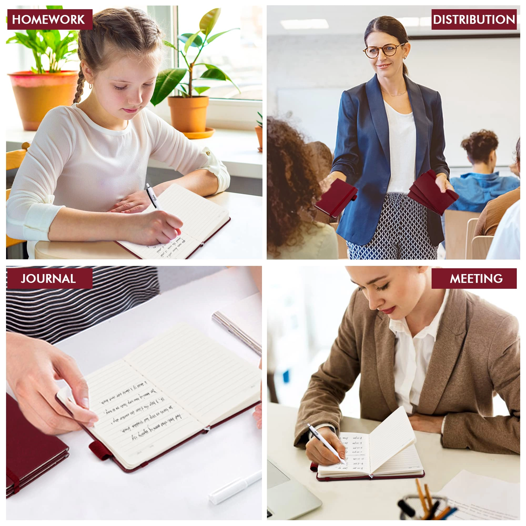 Pocket Notebook A6 Hardcover - Lined 56 Sheets