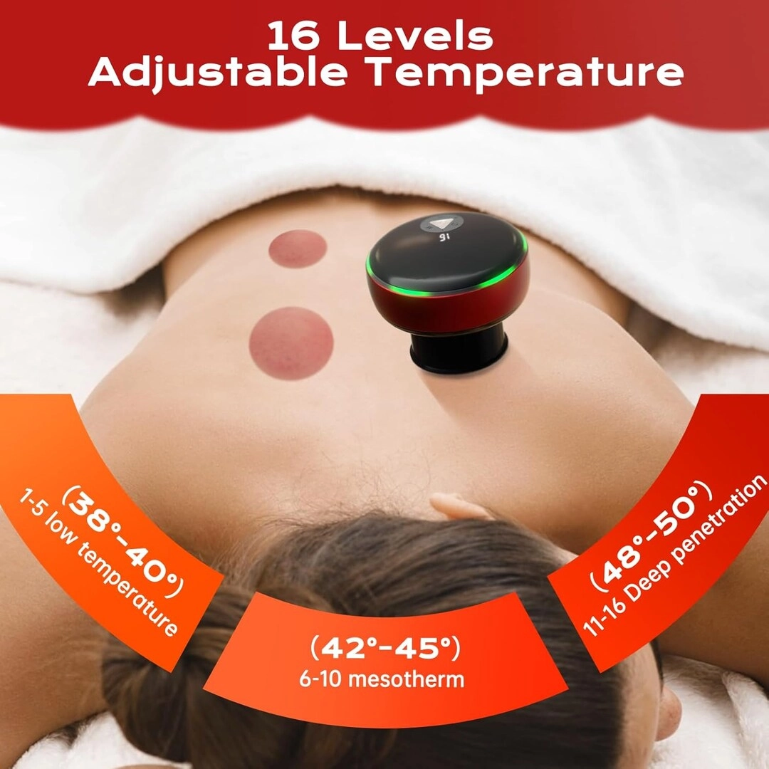Electric Cupping Therapy Set - 16 Levels 3 Suction Modes