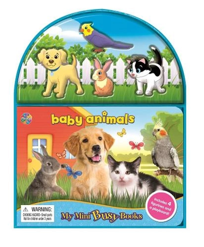 Phidal Publishing Baby Animals Mini Busy Cloth Book - 3 years+