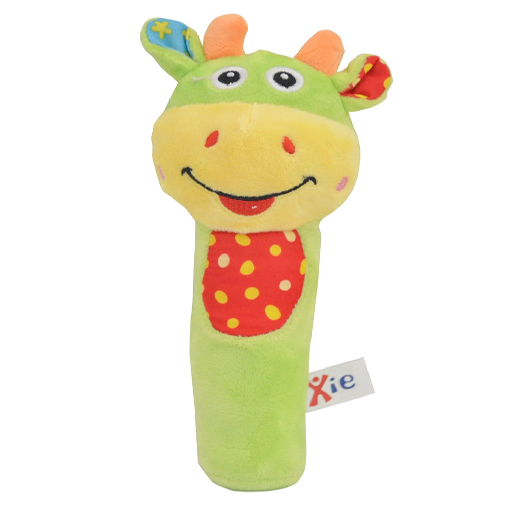 Pixie Baby Cattle Rattle Toy - Suitable for 0 month & above Fabric material