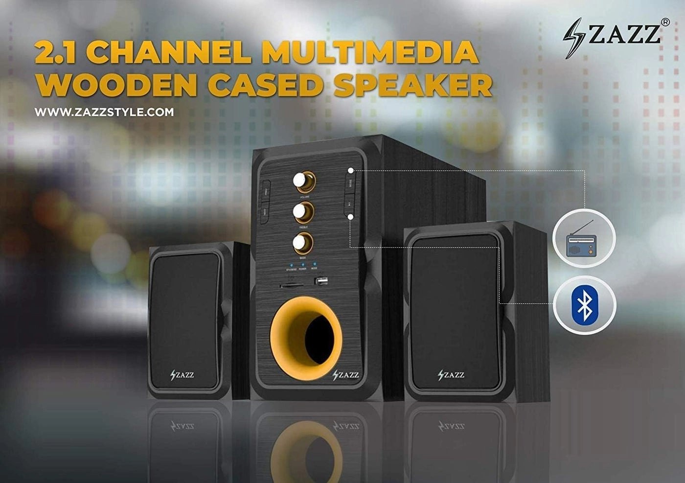 MS2134 - 2.1 Channel 20W RMS