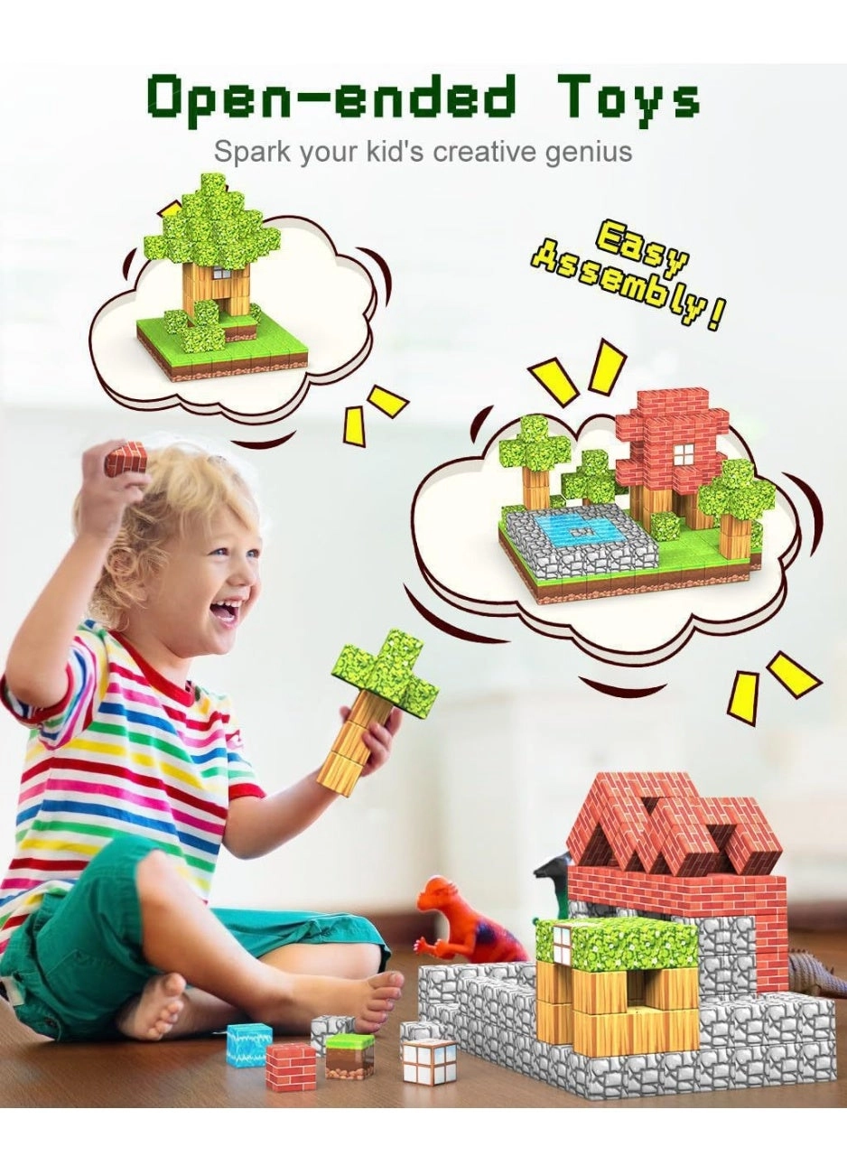 Forest Magnetic Building Blocks - 100 pcs