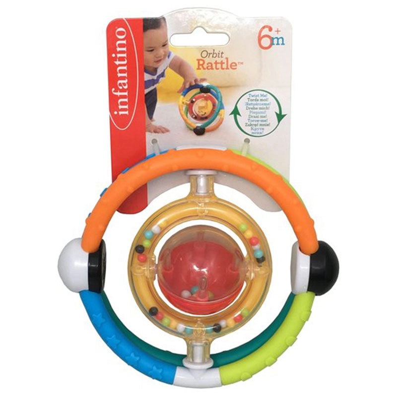 Infantino Orbit Rattle - 6 months 1pc