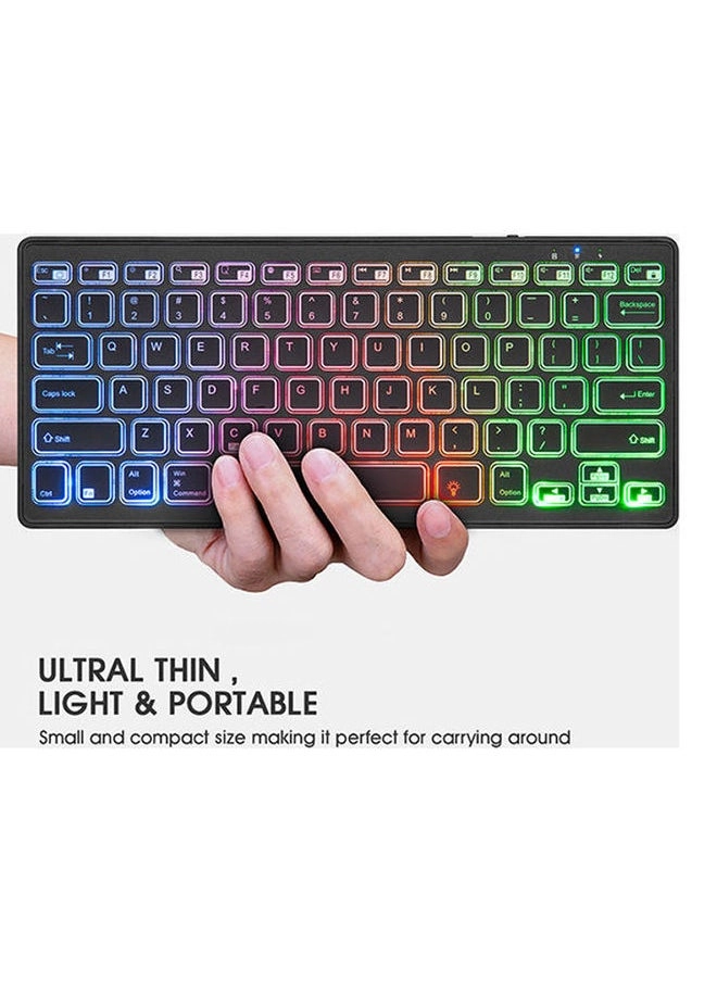 Round Keycap Touch Keyboard Case - Wireless