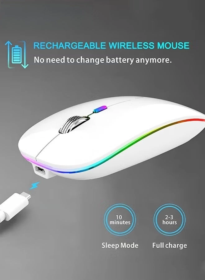 Rechargeable Wireless Bluetooth Mouse - Wireless