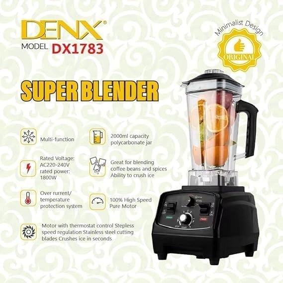 Professional High-Power Blender - 800W