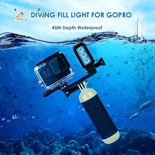 Underwater Fill Light - 147ft USB Rechargeable Dimmable