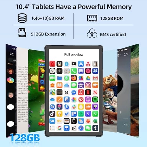 10.4 inch Tablet - 16GB 128GB