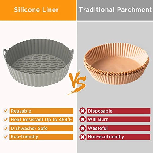 Silicone Air Fryer Liner - Silicone 2-Pack