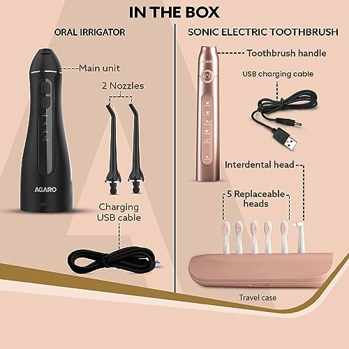 Cosmic Plus - Sonic 5 Modes 5 Brush Heads