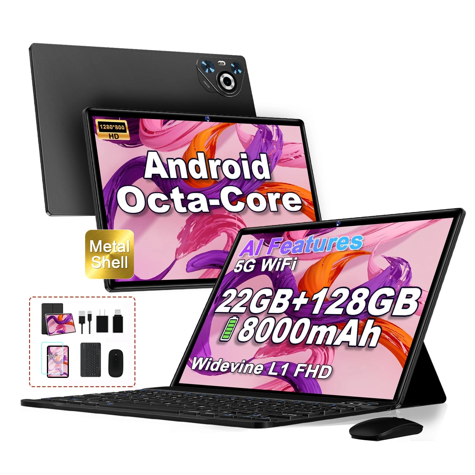 Tablette Tactile - 128GB 10.1"