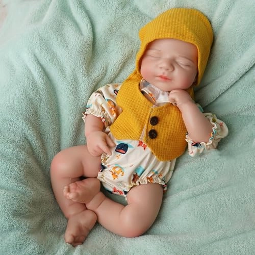 Reborn Baby Doll - 11.8in Silicone Boy Ages 3+