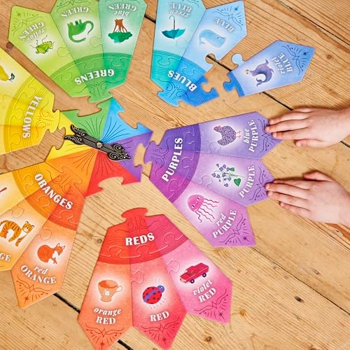 Color Puzzle Spinner Game - 3+ 24 pieces