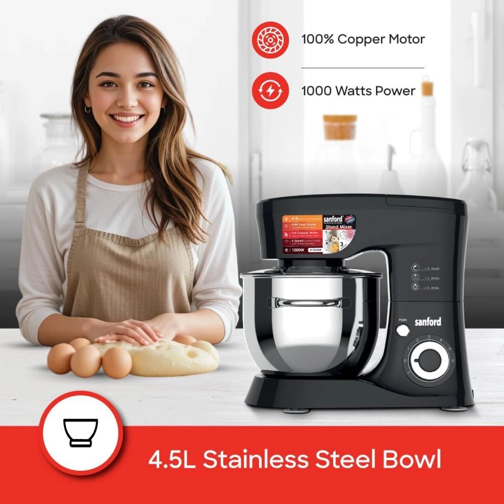 Stand Mixer - 4.5 L 1000 W