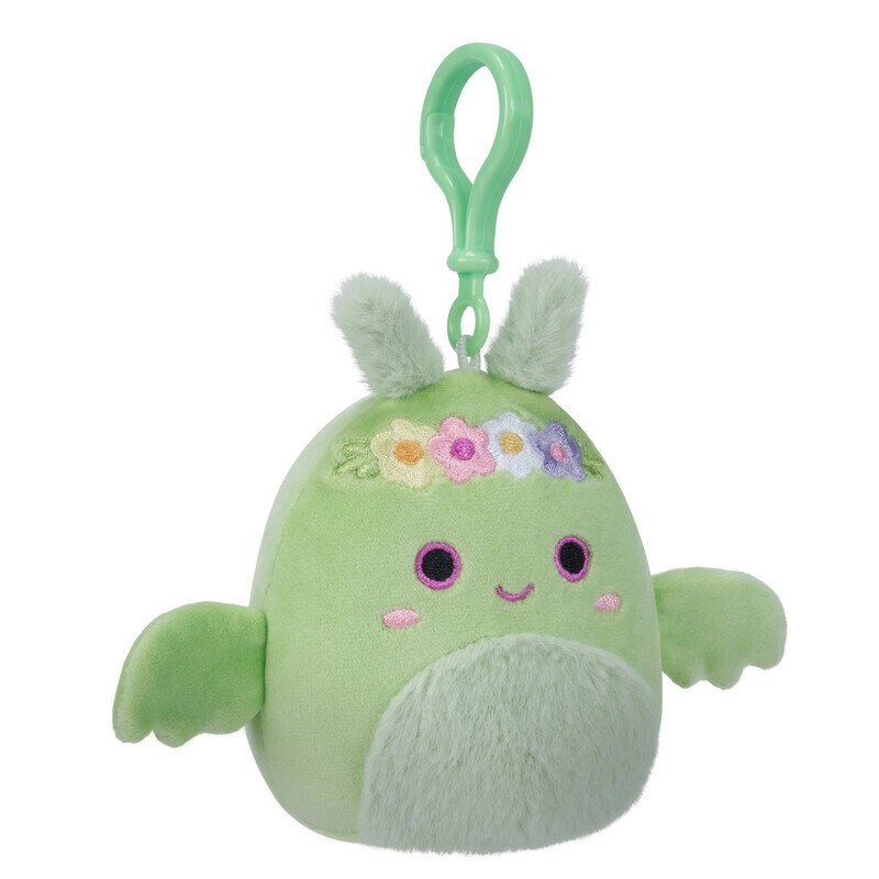 Mothman Tove - 3.5" Clip-On Mint Green Flower Crown