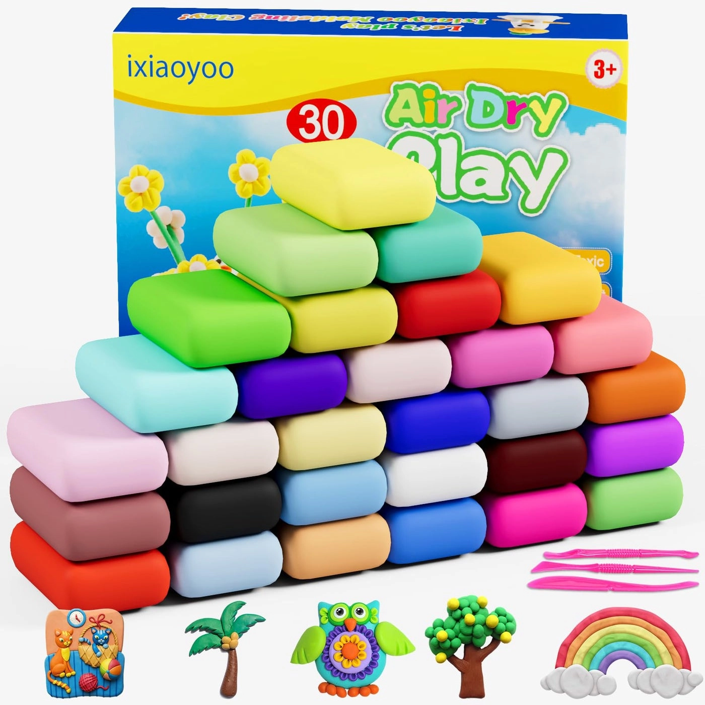 Air Dry Clay - 30pcs.