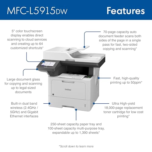 MFC-L5915DW - Laser Monochrome