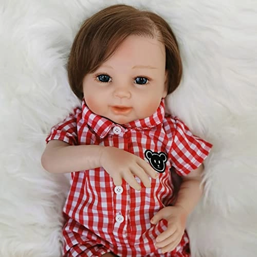 Rebirth Baby Doll - 20 Inch Vinyl Cotton Body Blue Eyes