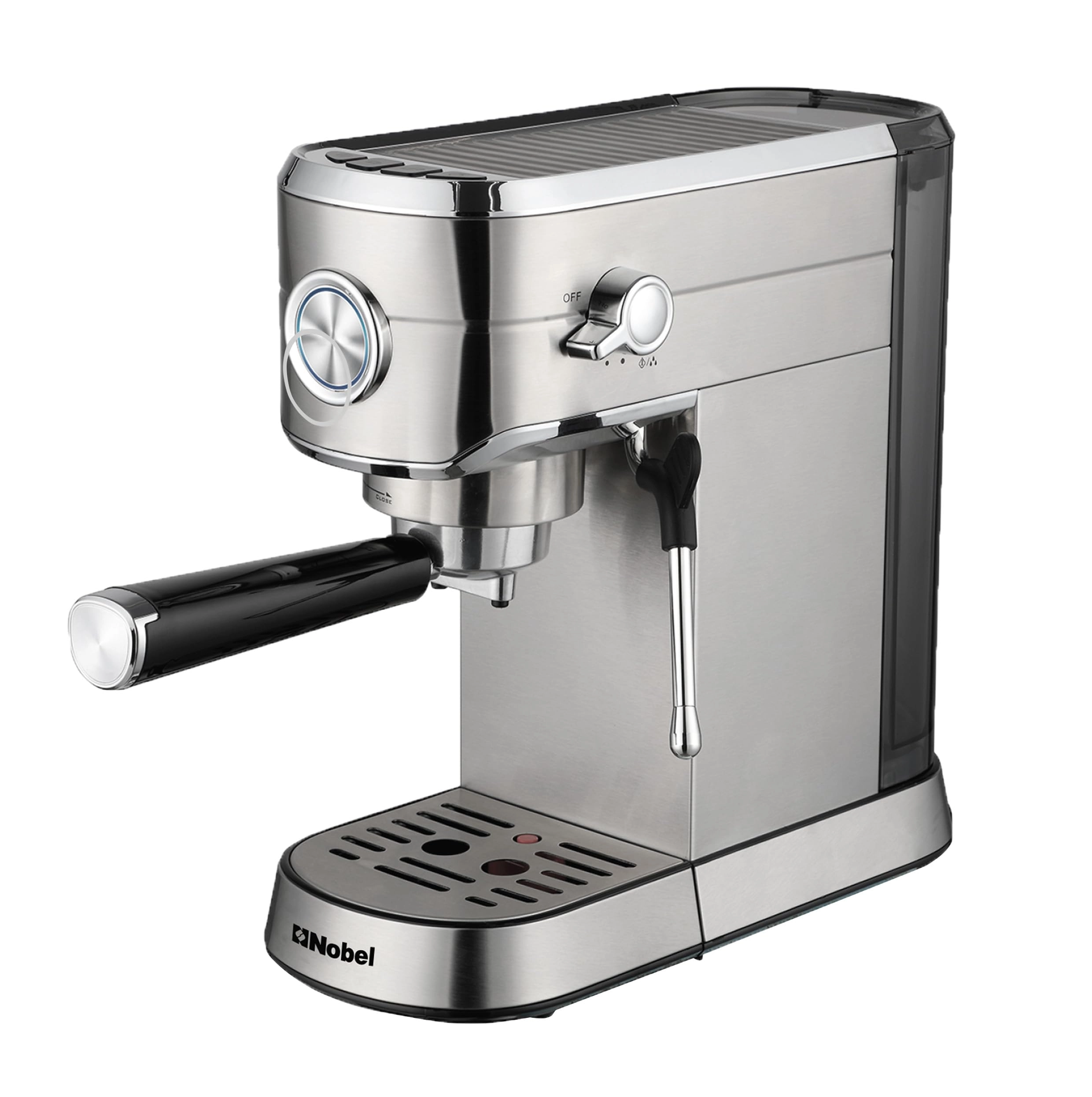 Nobel NCM15 Espresso Machine 15-Bar ThermoBlock Grinder & Cappuccino