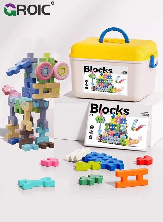 Interlocking Building Blocks - 88 pcs Building Blocks