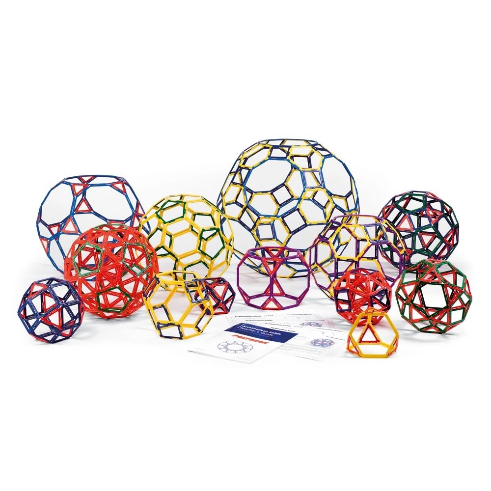 hand2mind Polydron Frameworks Archimedean Solids