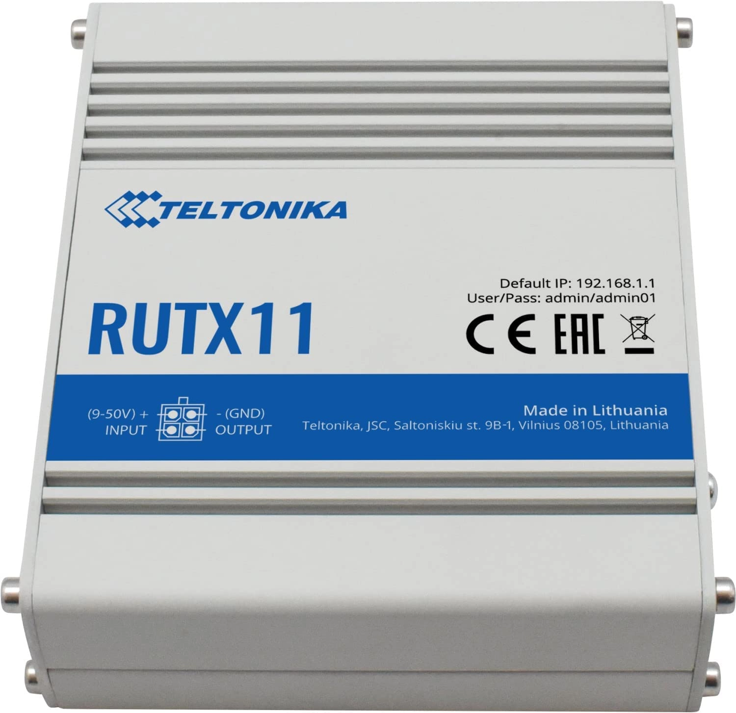 Teltonika RUTX11000300 - 4G (LTE) Cat 6 802.11b/g/n/ac 867 Mbps
