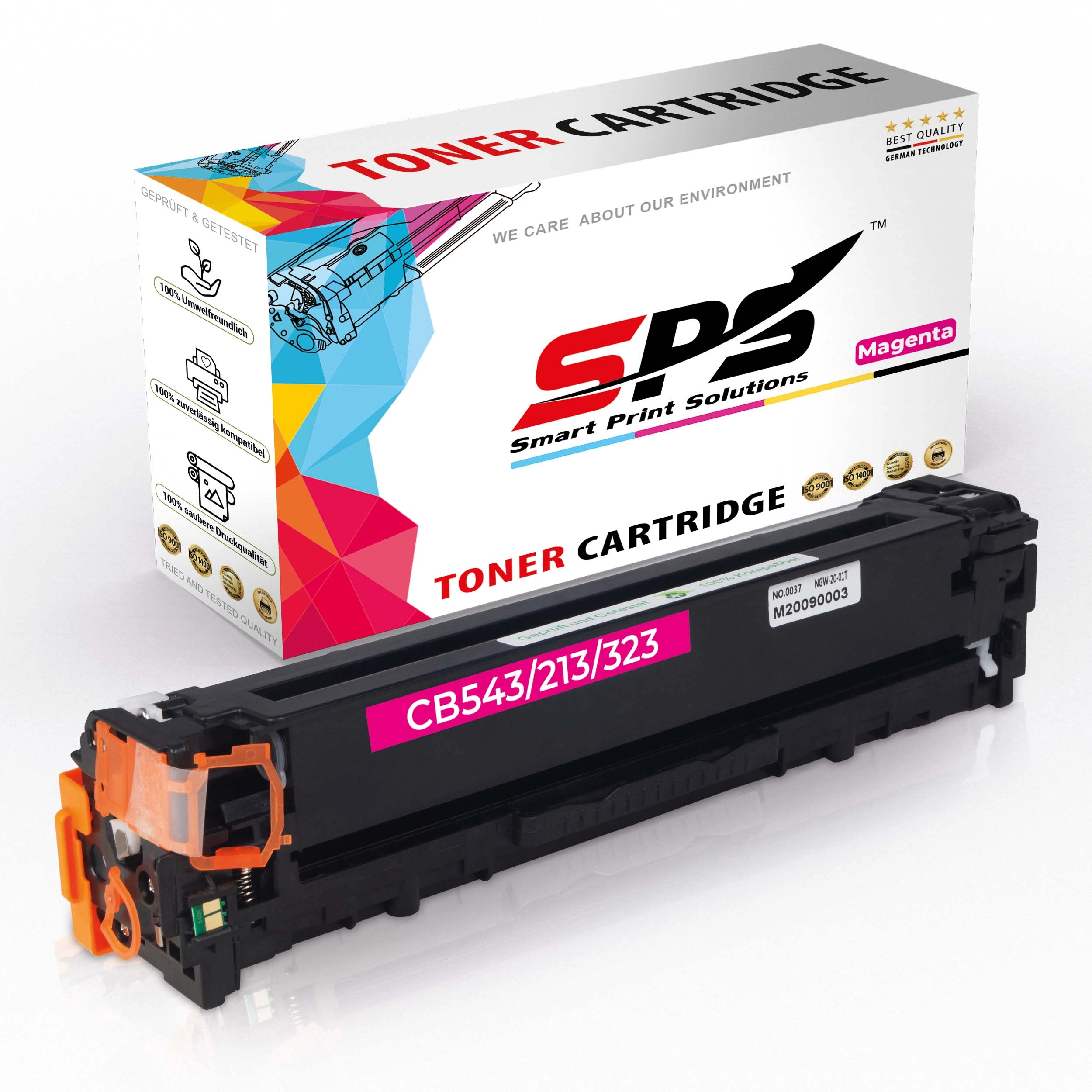 smart print solutions llc CB543A 125A - 1,400 Pages 1x Magenta