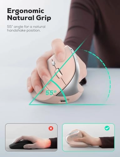 MD280 Ergonomic Vertical Mouse - Wireless