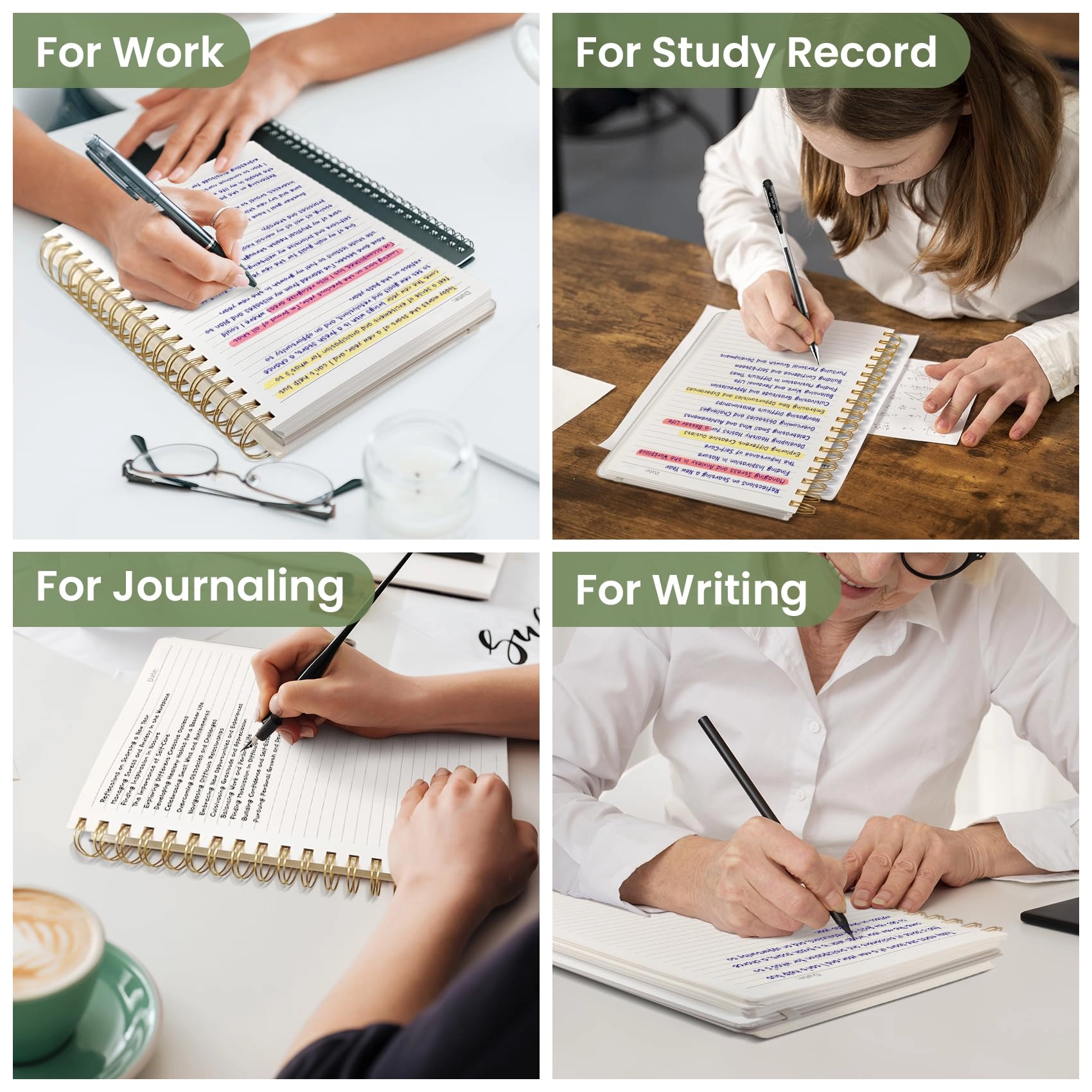 Spiral Notebook B5 Spiral - Lined 300 Pages