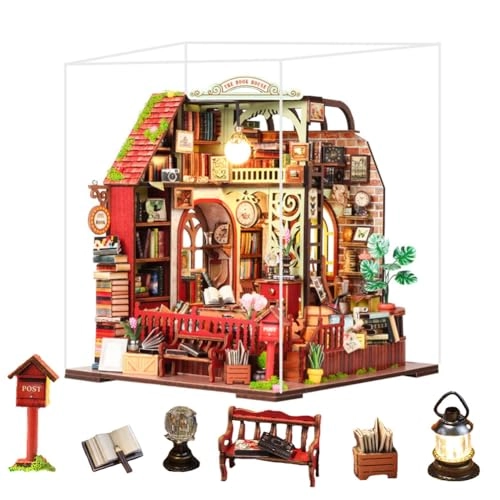 Miniature Wooden Dollhouse Furniture Kit - Creative Room 1:24