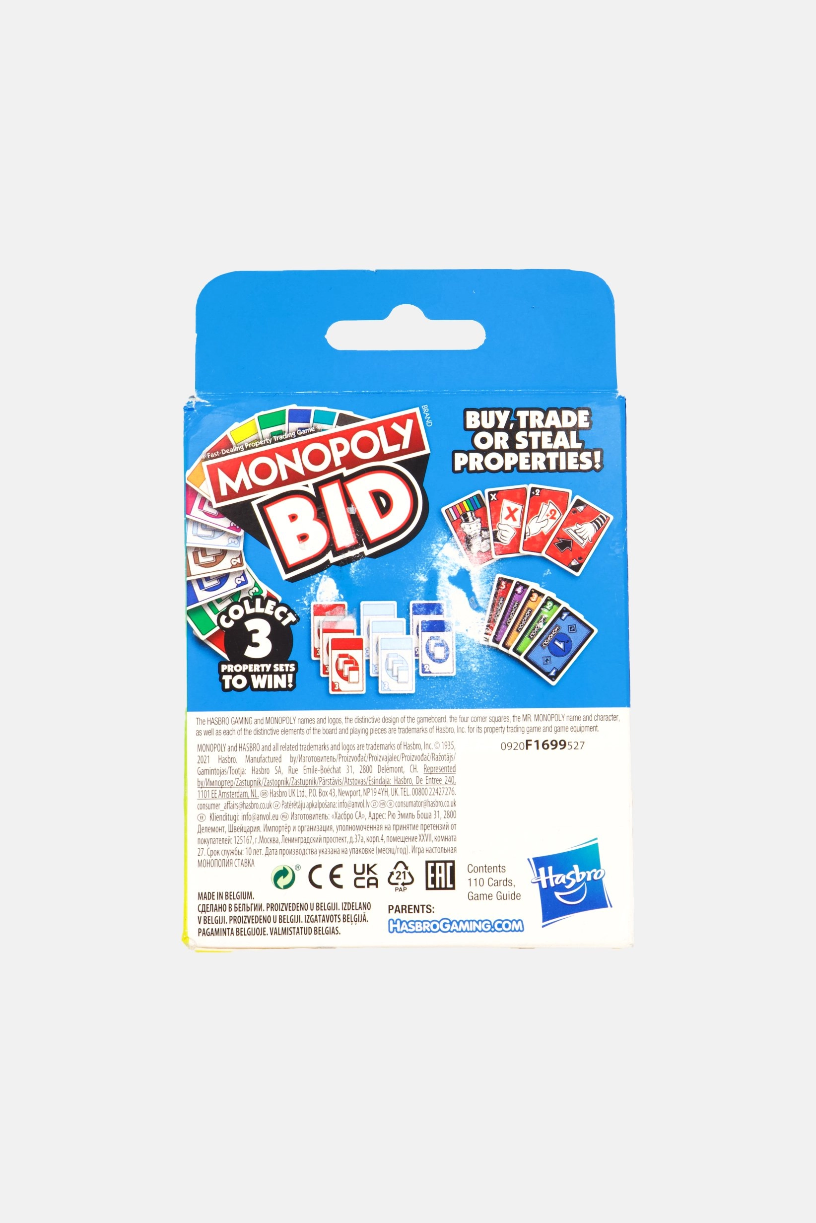 Monopoly: BID - Card Game