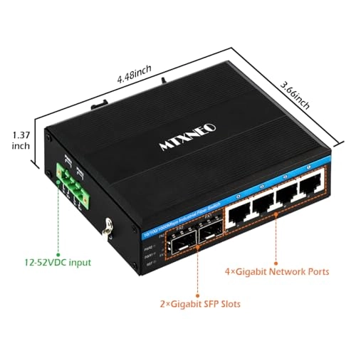 4Port POE Gigabit Switch 6-ports