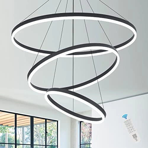 3 Rings LED Chandelier - 39.4 inches