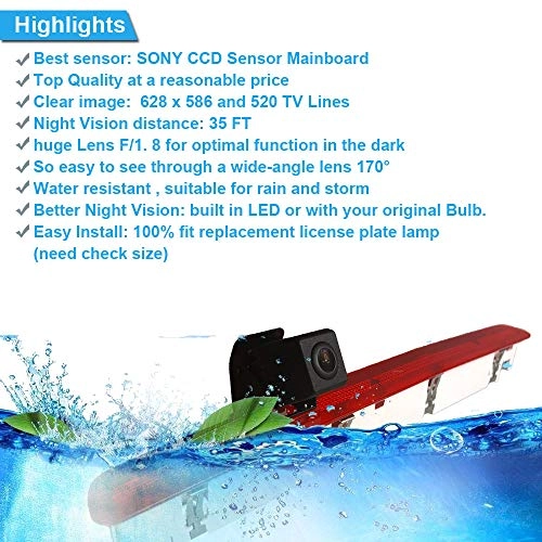 Car Monitor - 7 Inches + Brake Light Reversing Camera