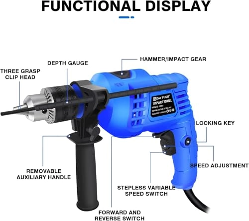Hammer Drill - 850W 0-3000 RPM Variable Speed