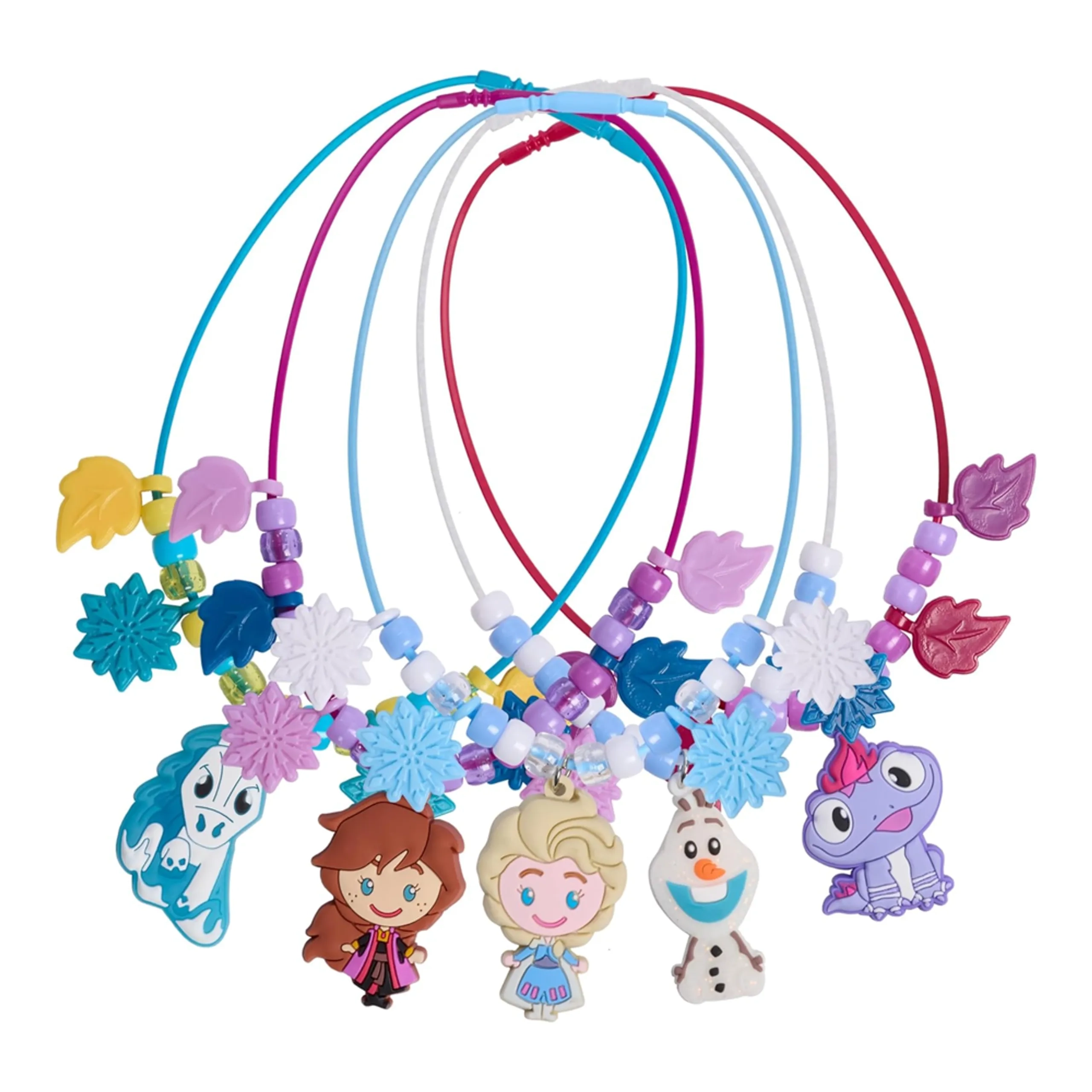 Frozen 2 Necklace Activity Set - over 150 beads 5 character charms