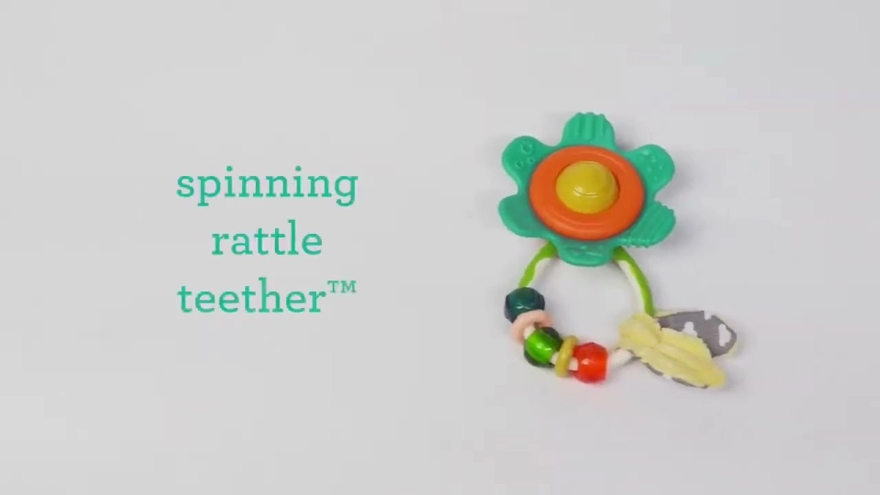 Spin & Rattle Teether - BPA-free materials