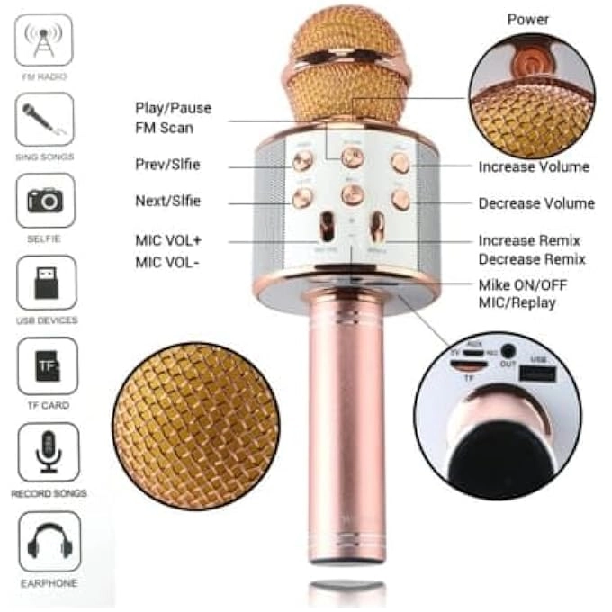WIRELESS BLUETOOTH MICROPHONE