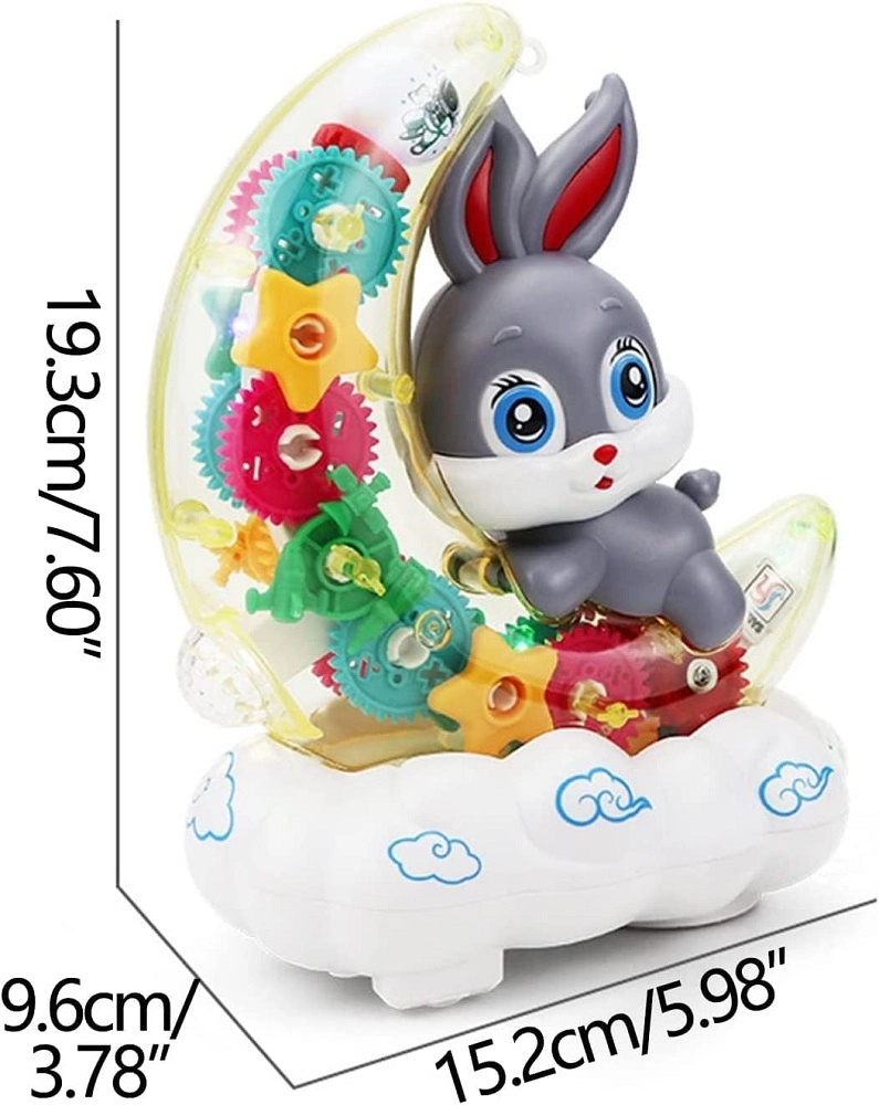 Moving Gear Battery Operated Musical Toy Car - Suitable for 3 years & above