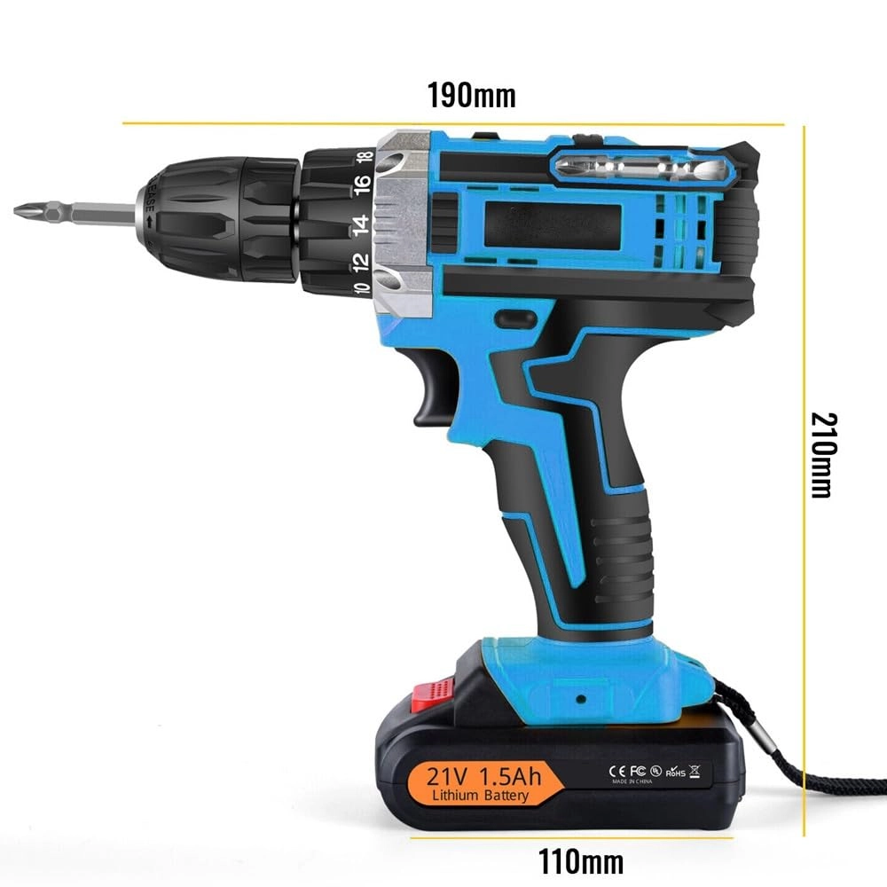 Cordless Drill Driver - 21V Kit
