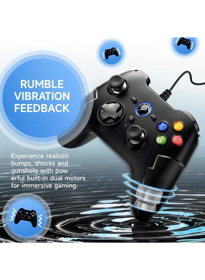 Classic Gamepad 9110 - BLACK PC/Switch/Steam Deck/Android/Laptop/PS3/Android TV BOX