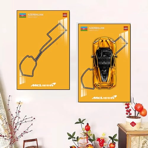 Technic McLaren P1 (42172) - Baku Street Circuit in Azerbaijan Jersey Display Case